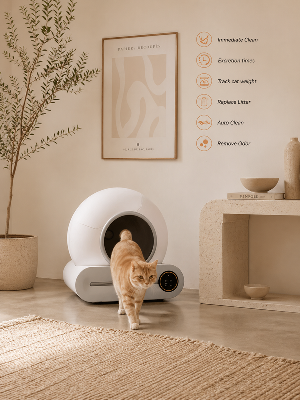 Self-Cleaning Smart Litter CatBox