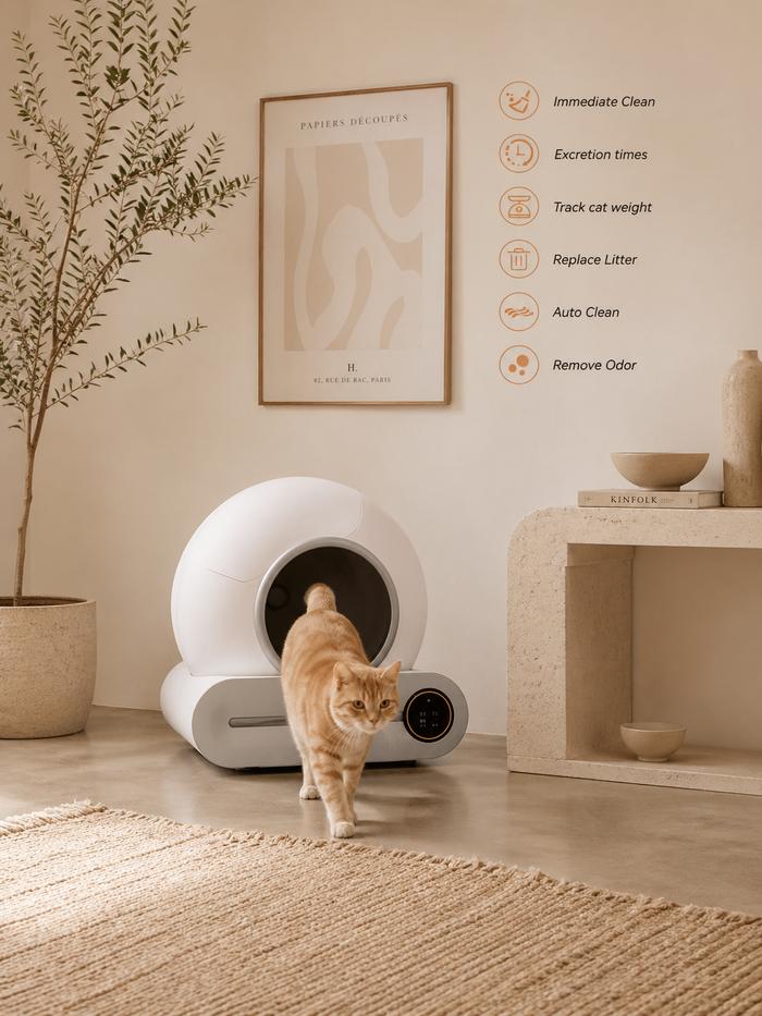 Self-Cleaning Smart Litter CatBox