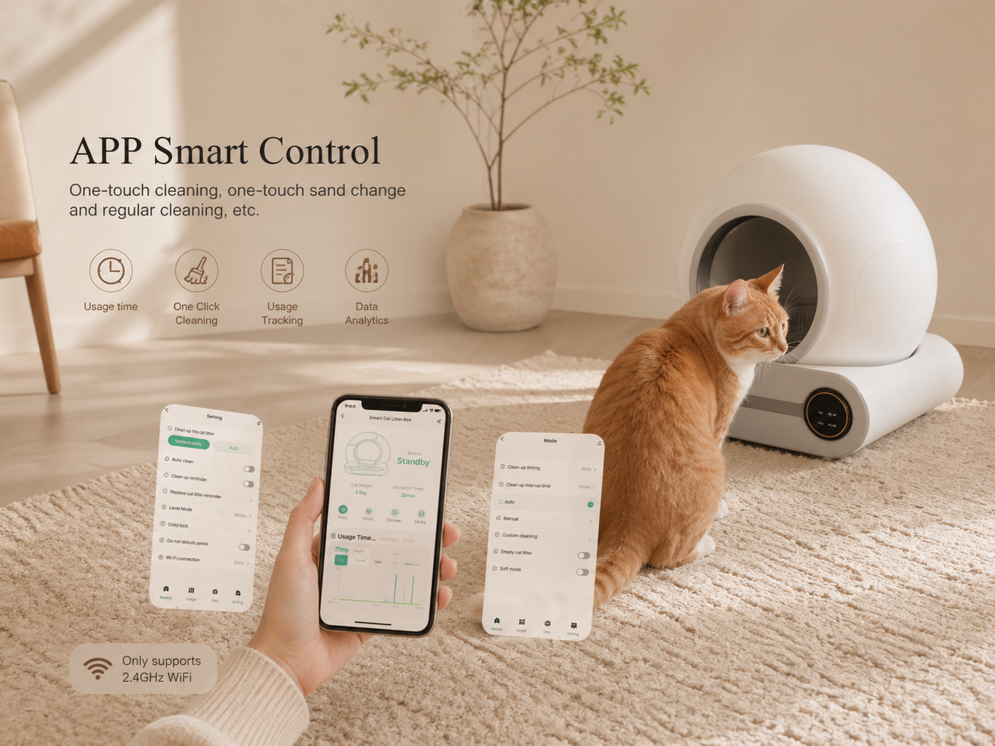 Self-Cleaning Smart Litter CatBox 5