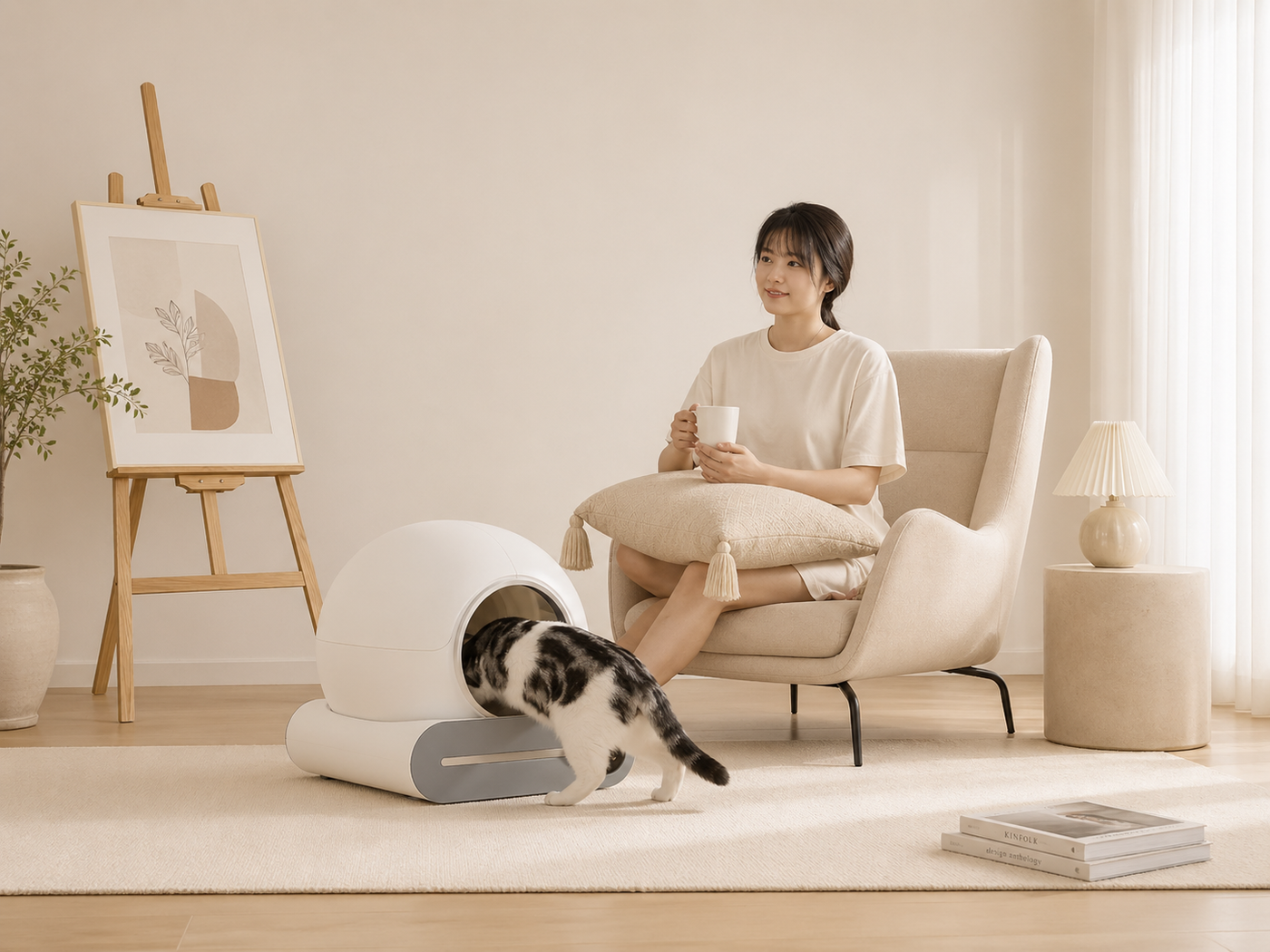 Self-Cleaning Smart Litter CatBox 7